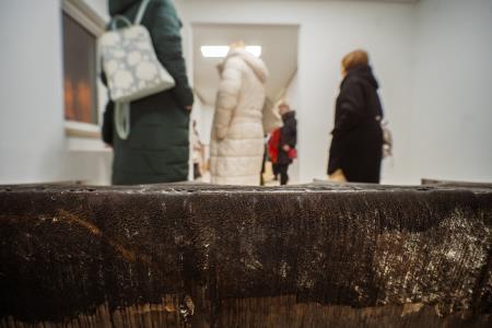 Odprtje razstave Ištvana Huzjana Osnutek za spomenik solidarnosti ob poplavah 2023 (7)